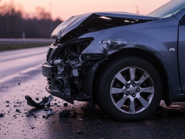 Śmiertelny wypadek na DK20. Ford po zderzeniu z nissanem wpadł pod ciężarówkę